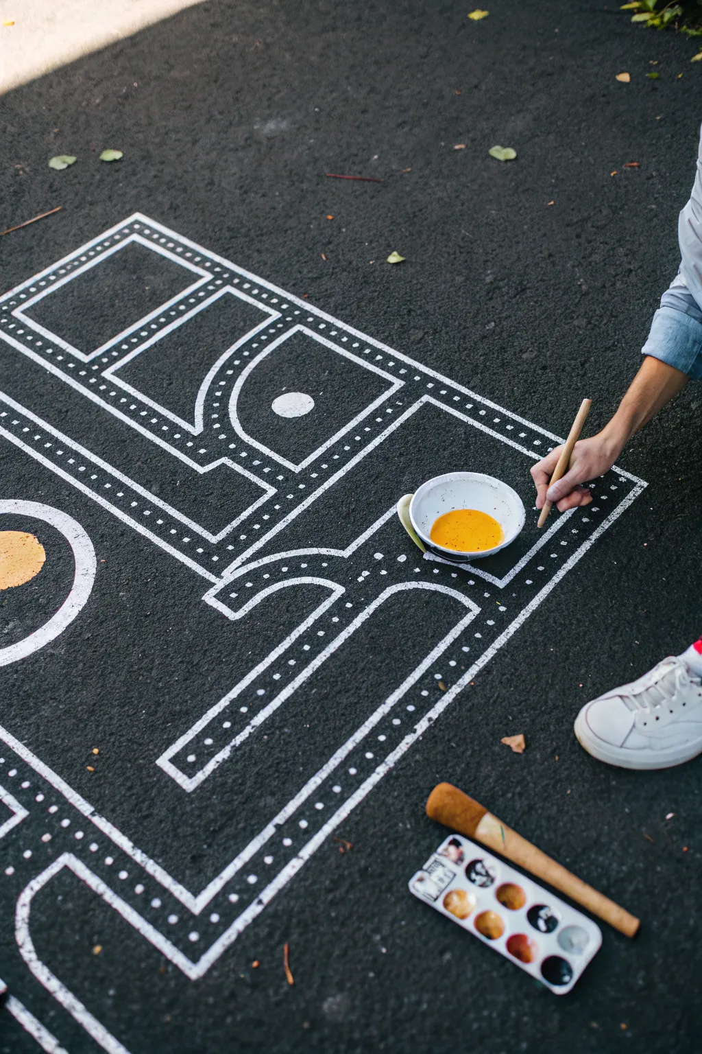 Level up your senior year with this chic, retro-inspired arcade maze design. 🎮✨