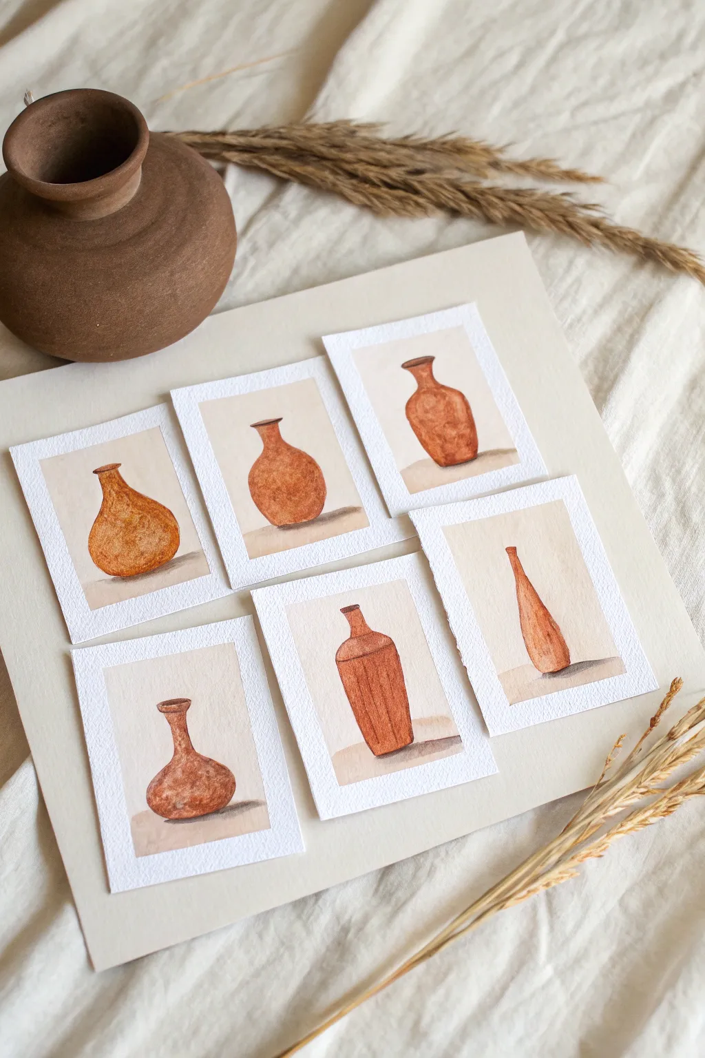 One subject, five limited palettes: warm, cool, monochrome, complementary, and muted.