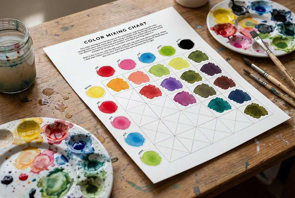 Color Mixing Chart