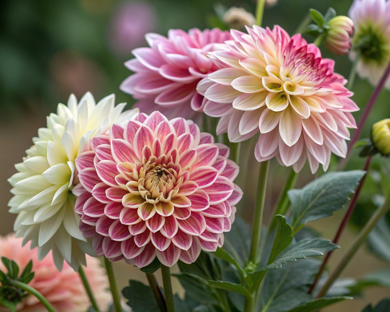 Diagrams illustrating the varying structures and geometries of different flower types.