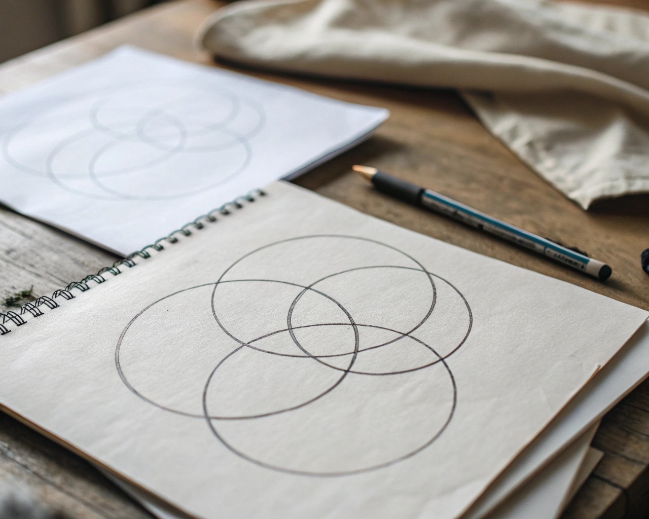 Explore basic elements of art with a week of line and shape challenges.