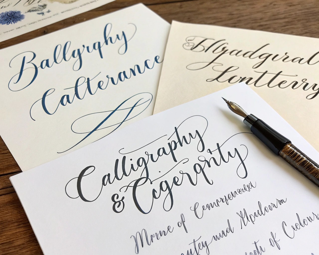 Exploring the fundamental differences between calligraphy and lettering techniques.