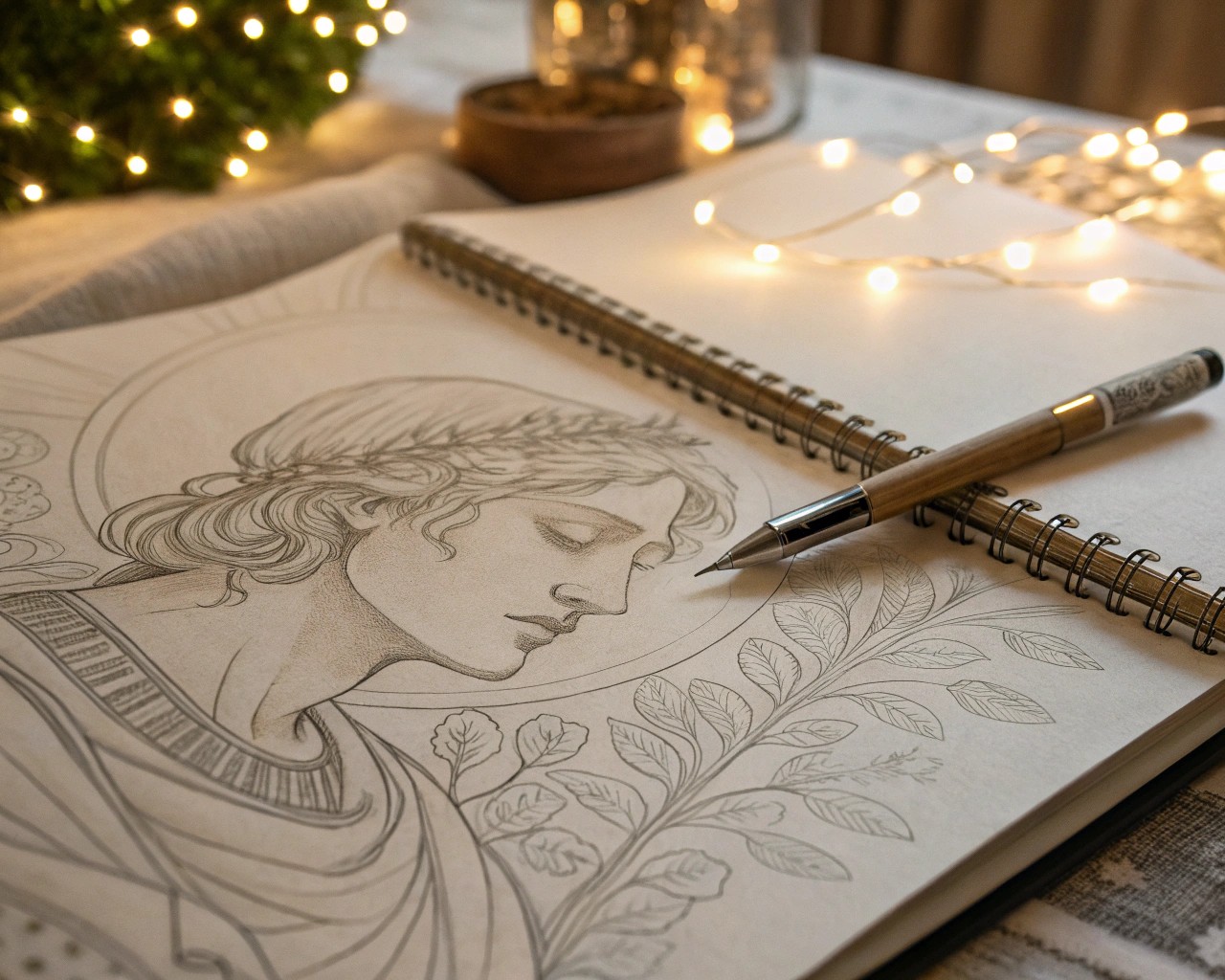 Crisp, detailed lines created with hard pencils, perfect for precision work.